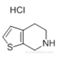 थिएनो [2,3-सी] पिरिडीन, 4,5,6,7-टेट्राहाइड्रो-, हाइड्रोक्लोराइड (1: 1) कैस 28783-38-2